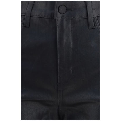 Pants by L'Agence for women in polyester cotton denim black features a stylish silhouette with a stylish skinny & slim, long, and low rise.