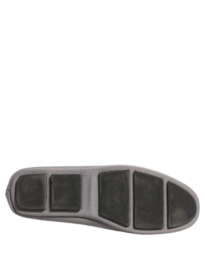 Dolce & Gabbana Men's Leather & Mesh Sock Ankle Boots - Gray
