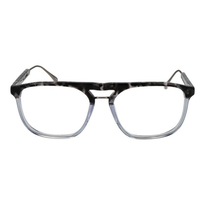 Eyeglasses Frames by Sandro for men in gray features an refined silhouette, showcasing a sophisticated gray coloured frame and refined full-frame frame design for a refined look.