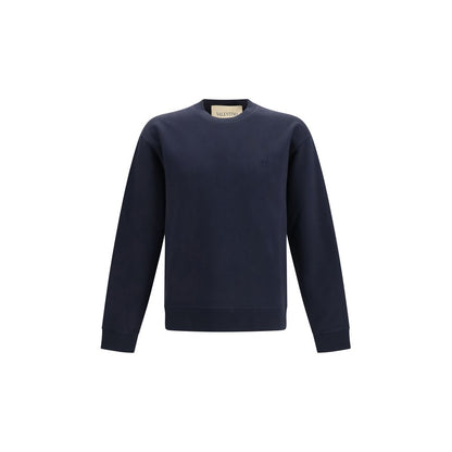 Sweatshirt by Valentino Garavani for men in cotton blue & signature features an enviable silhouette, showcasing a premium and refined crew neckline for a truly enviable finish.