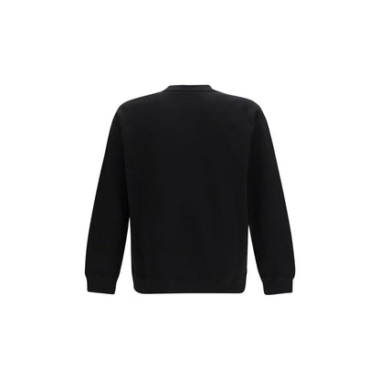 Sweatshirt Hoodie by Valentino Garavani for men in cotton black & print features a slouchy chic silhouette, detailed with a slouchy chic and a signature hooded crew neckline for an elevated aesthetic.