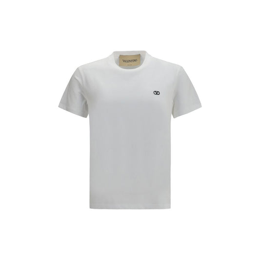 T-Shirt by Valentino Garavani for men in cotton white & signature showcases a chic silhouette, artfully detailed with a chic crew neckline and short-sleeve for a chic finish.