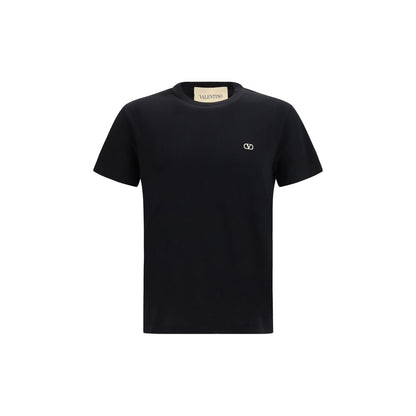 T-Shirt by Valentino Garavani for men in cotton black & signature features an on trend silhouette, perfectly showcasing a on trend short-sleeve and crew neckline for an elevated aesthetic.