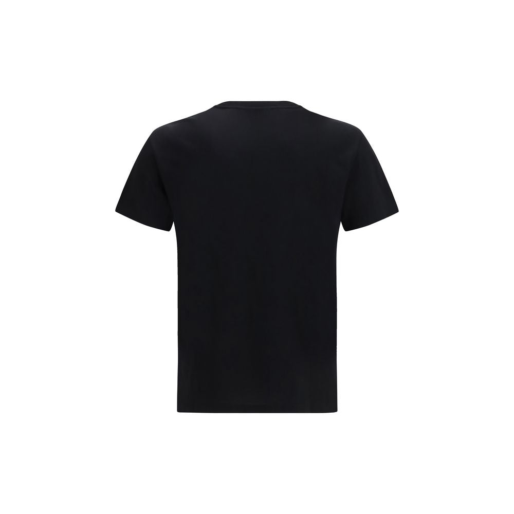T-Shirt by Valentino Garavani for men in cotton black & signature features an edgy silhouette, meticulously detailed with a sophisticated and crew neckline for a truly edgy finish.
