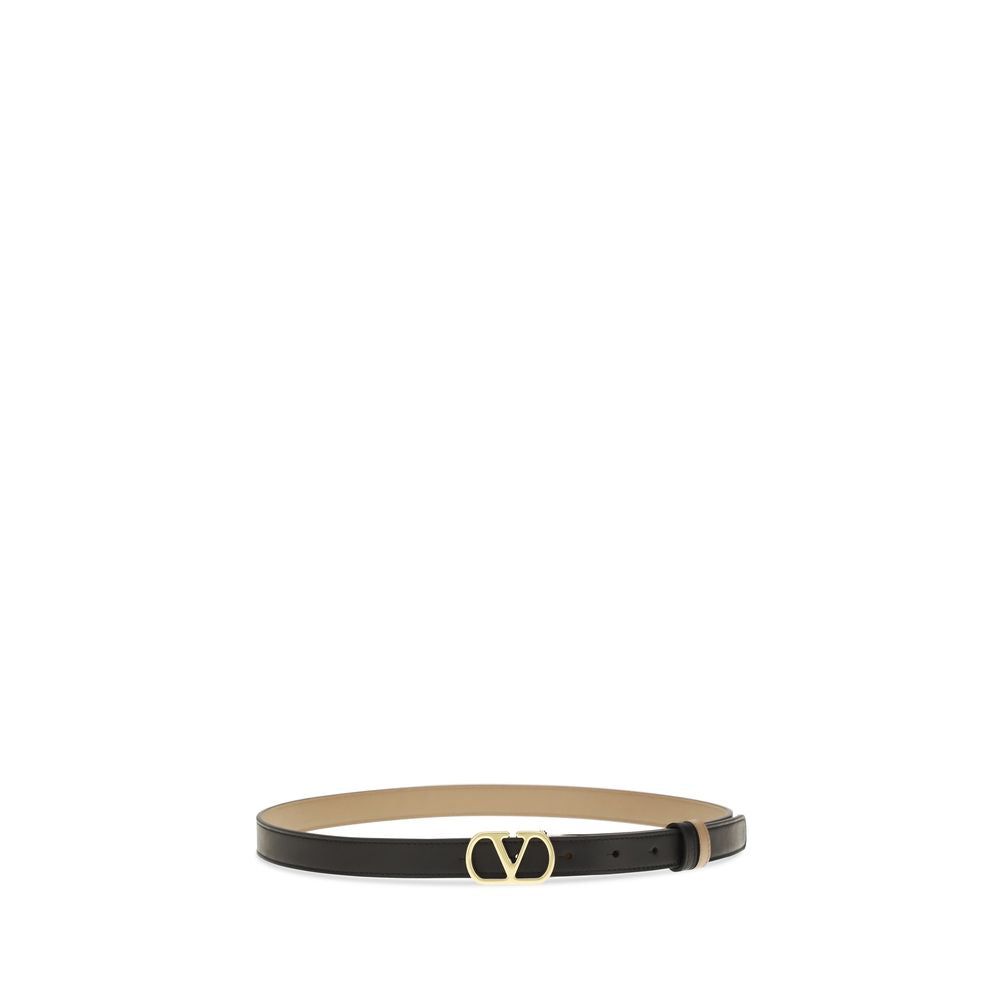 Belt by Valentino Garavani for women in bos taurus calfskin leather black & signature features a versatile silhouette, artfully showcasing the versatile design of the V Logo Bos Taurus Calfskin Leather Belt for a sophisticated, premium finish.
