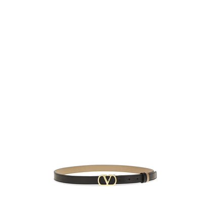 Belt by Valentino Garavani for women in bos taurus calfskin leather black & signature features a versatile silhouette, artfully showcasing the versatile design of the V Logo Bos Taurus Calfskin Leather Belt for a sophisticated, premium finish.
