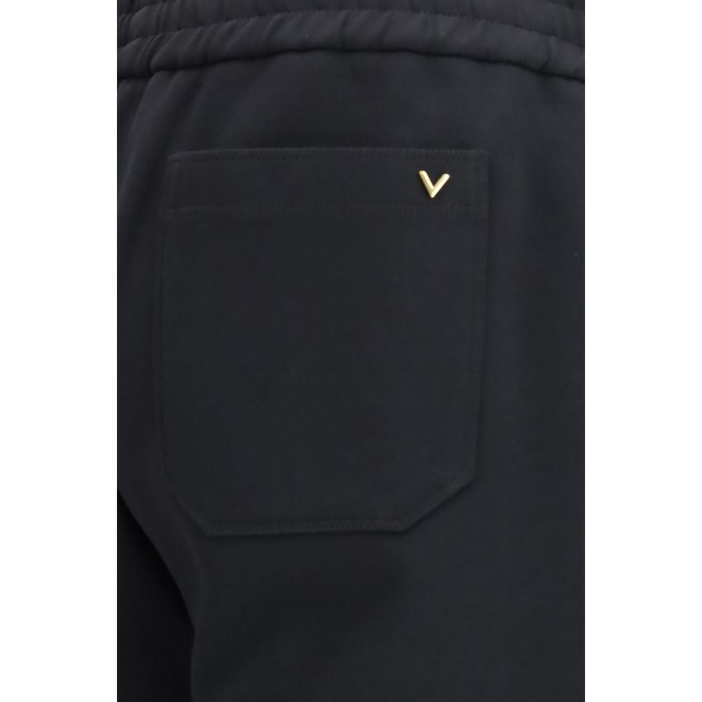 Sweatshirt by Valentino Garavani for men in cotton polyester black features an exquisite silhouette, showcasing and details for a exquisite look.