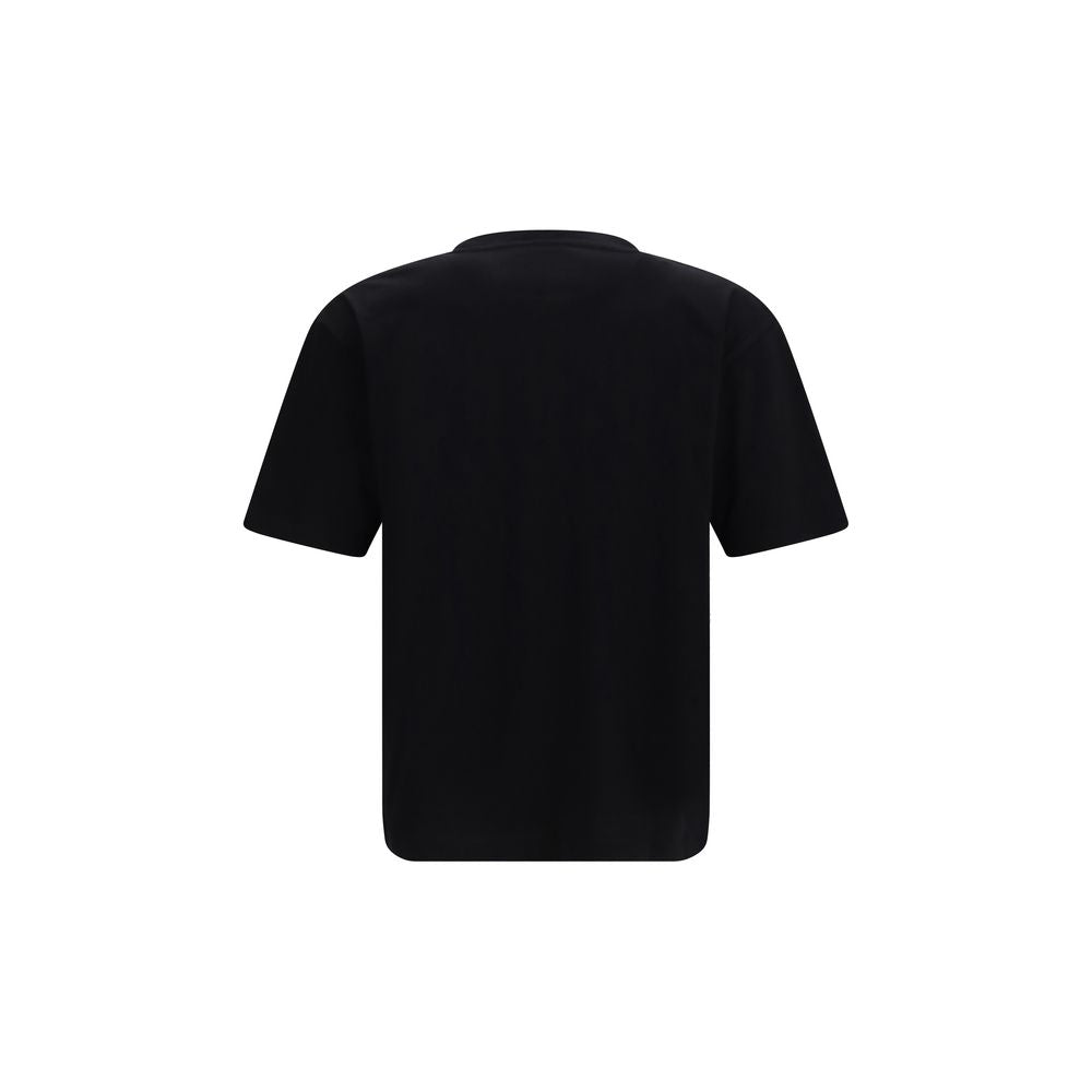 T-Shirt by Valentino Garavani for men in cotton black, signature & print showcases a unassuming silhouette, artfully detailed with a refined round neckline and unassuming for a sophisticated, contemporary look.
