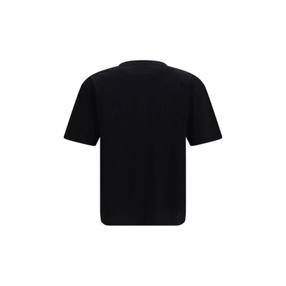 T-Shirt by Valentino Garavani for men in cotton black, signature & print showcases a unassuming silhouette, artfully detailed with a refined round neckline and unassuming for a sophisticated, contemporary look.
