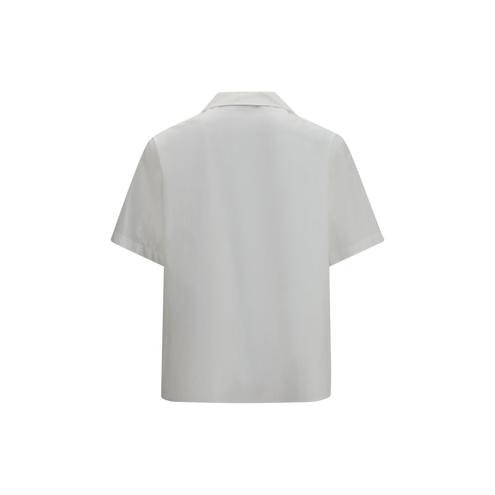 Shirt by Valentino Garavani for men in cotton gold & white showcases a sharp silhouette, elegantly detailed with a sharp and sharp .