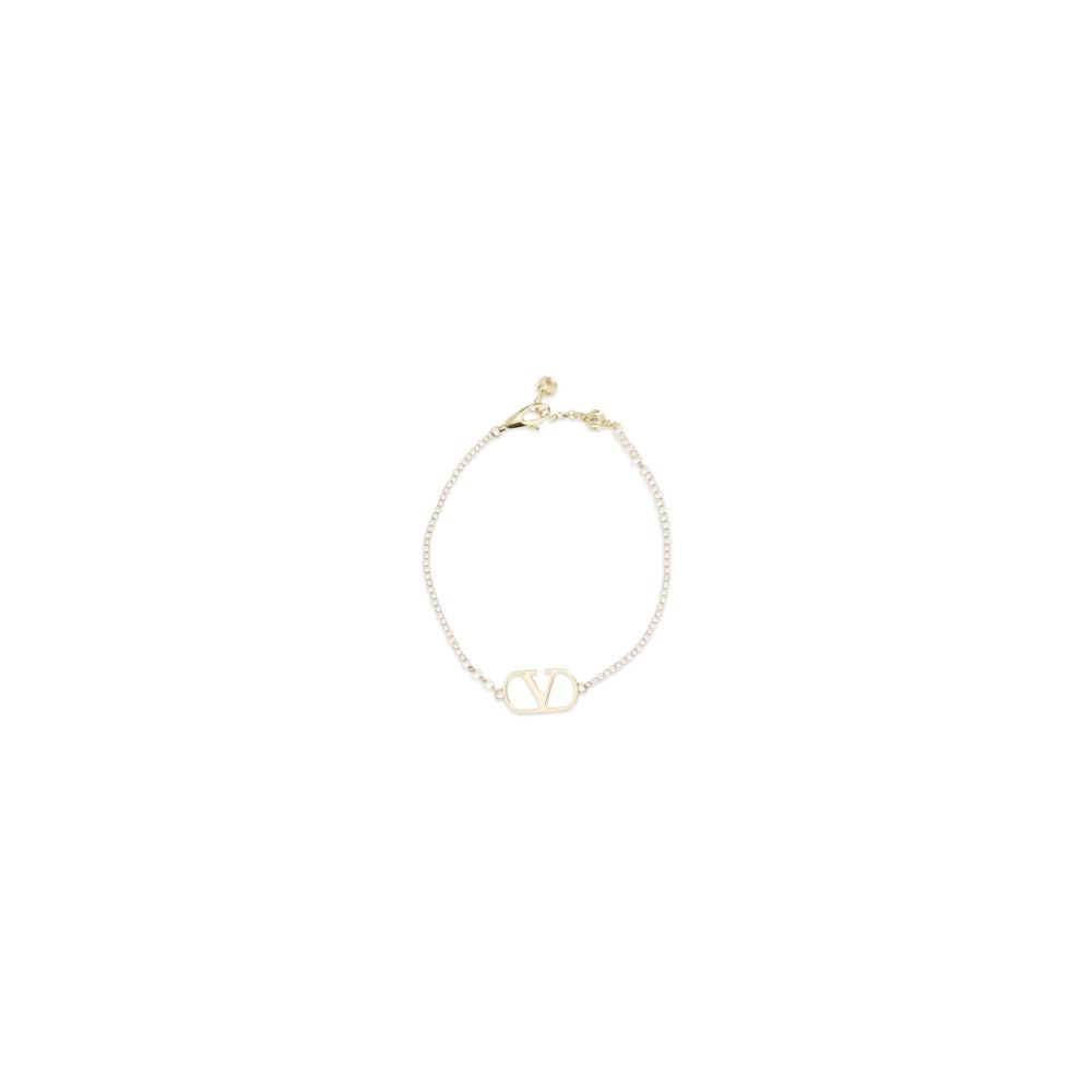 Bracelet by Valentino Garavani for women in bos taurus calf leather gold & signature showcases a enchanting silhouette, artfully highlighting the and signature V Logo Women's Gold Bracelet aesthetic in this enchanting piece.