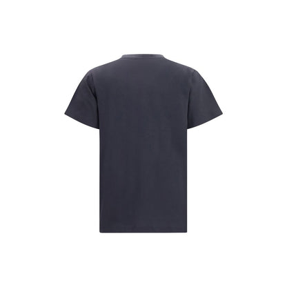 T-Shirt by Ganni for women in cotton black & signature features an on trend silhouette, perfectly showcasing a on trend and round neckline for an elevated aesthetic.