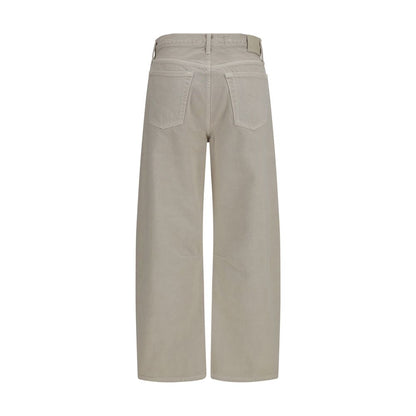 Jeans by Citizens of Humanity for women in denim cotton beige presents a tailored silhouette, showcasing a tailored regular-fit and long cut with a refined for a truly tailored aesthetic.