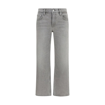 Jeans by Citizens of Humanity for women in denim cotton gray features a refined silhouette with a refined straight-leg, relaxed-fit, regular-fit & wide, defined by a and a refined long for a refined finish.