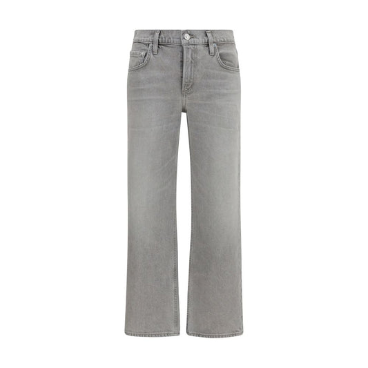 Jeans by Citizens of Humanity for women in denim cotton gray features a refined silhouette with a refined straight-leg, relaxed-fit, regular-fit & wide, defined by a and a refined long for a refined finish.