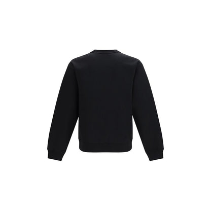 Sweatshirt Hoodie by Valentino Garavani for men in cotton polyester black & signature features a slouchy chic silhouette, detailed with a slouchy chic and a signature hooded crew neckline for an elevated aesthetic.