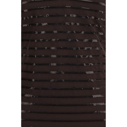 One-Piece Swimsuit by Brunello Cucinelli for women in nylon & sequins brown, patterned & striped features an magnificent silhouette that beautifully showcases the elegant Women's Nylon & Sequins One-Piece Swimsuit design with a magnificent fit.