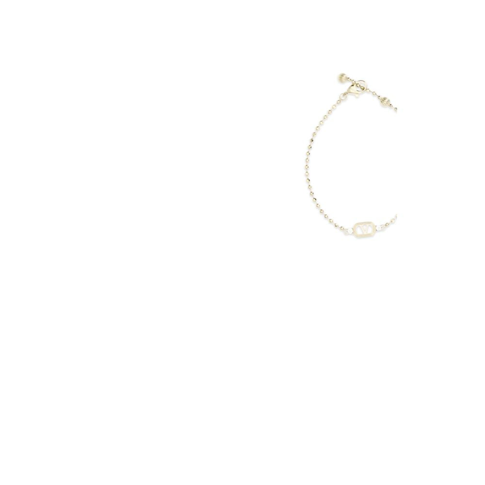 This Bracelet by Valentino Garavani for women in bos taurus calfskin nappa leather & palladium and gold showcases a exquisite silhouette, highlighting the intricate from the Women's Gold & Crystal Bracelet collection for a exquisite aesthetic.