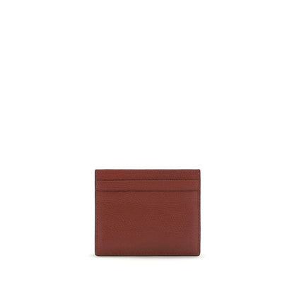 Cardholder Wallet by Valentino Garavani for men in bos taurus calfskin nappa leather & palladium bordeaux, palladium & signature presents a refined silhouette, artfully capturing the essence of the V Logo Bos Taurus Calfskin Nappa Leather & Palladium Cardholder Wallet design with sophisticated card-organization compact-design bifold for a refined look.
