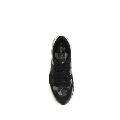 Athletic Sneakers Valentino Garavani men polyamide & bos taurus nappa calf leather black & camouflage featuring a avant-garde Men's Athletic Polyamide & Bos Taurus Nappa Calf Leather Sneakers design with a avant-garde athletic style for a refined finish.