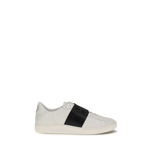 Sneakers by Valentino Garavani for men in bos taurus calf leather black features an versatile design from the Men's Low Top Slip On Bos Taurus Calf Leather Sneakers collection, highlighting a versatile low-top slip-on style for a premium, high-fashion look.