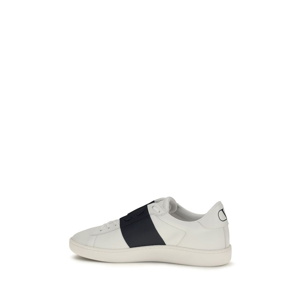 Sneakers by Valentino Garavani for men in bos taurus calf leather blue features an fashionable silhouette, showcasing the premium Men's Low Top Slip On Bos Taurus Calf Leather Sneakers in a fashionable low-top slip-on style that offers a fashionable finish for refined style.