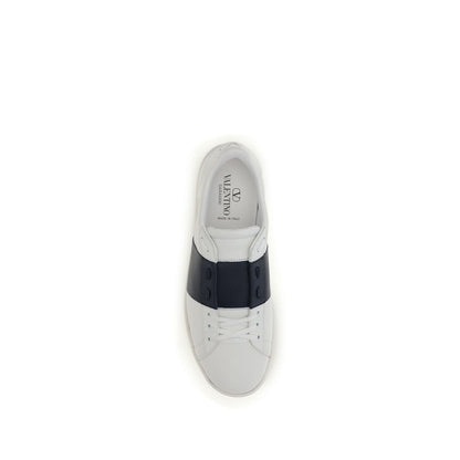 Sneakers by Valentino Garavani for men in bos taurus calf leather blue features a chic design, perfectly showcasing the chic low-top slip-on style of this Men's Low Top Slip On Bos Taurus Calf Leather Sneakers.