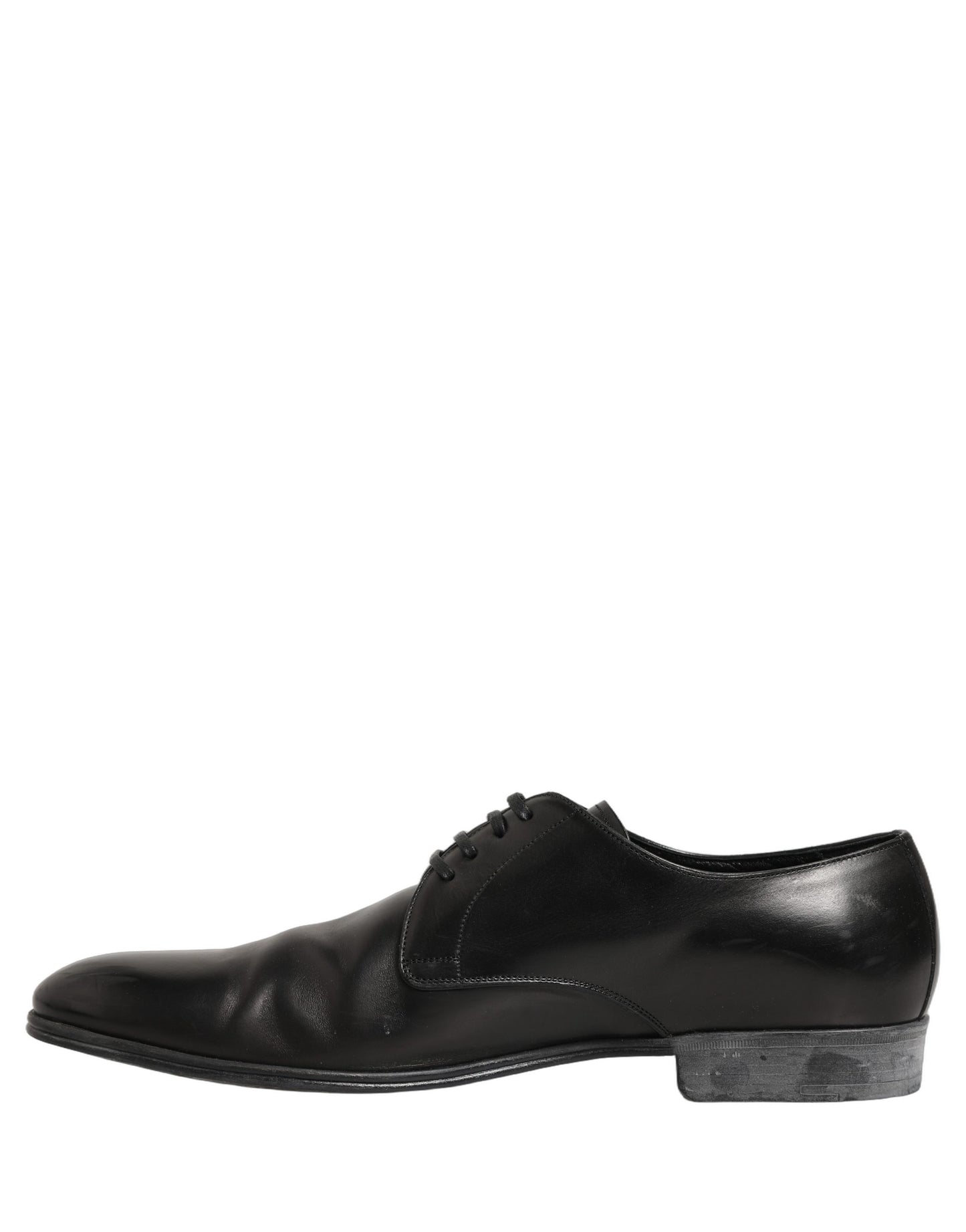 Dolce & Gabbana Dress Black Leather Lace Up Derby Shoes