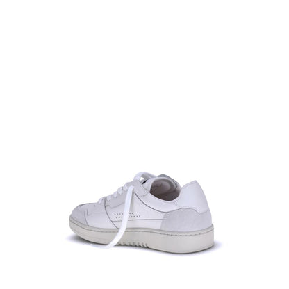 Sneakers by Axel Arigato for men in bos taurus calf suede leather white & signature features a chic design, perfectly showcasing the chic low-top style of this Men's Low Top Bos Taurus Calf Suede Leather Sneakers.