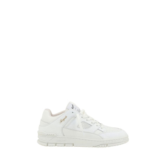 Sneakers by Axel Arigato for men in tu polyester polyurethane & bos taurus calf leather white, signature & monogram presents a impeccable silhouette as Men's Low Top TU Polyester Polyurethane & Bos Taurus Calf Leather Sneakers, expertly defined by a impeccable low-top style for a impeccable, high-fashion look.