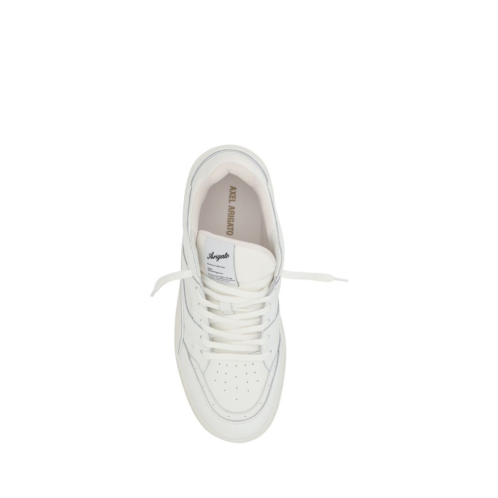 Sneakers by Axel Arigato for men in tu polyester polyurethane & bos taurus calf leather white, signature & monogram features a chic design, perfectly showcasing the chic low-top style of this Men's Low Top TU Polyester Polyurethane & Bos Taurus Calf Leather Sneakers.