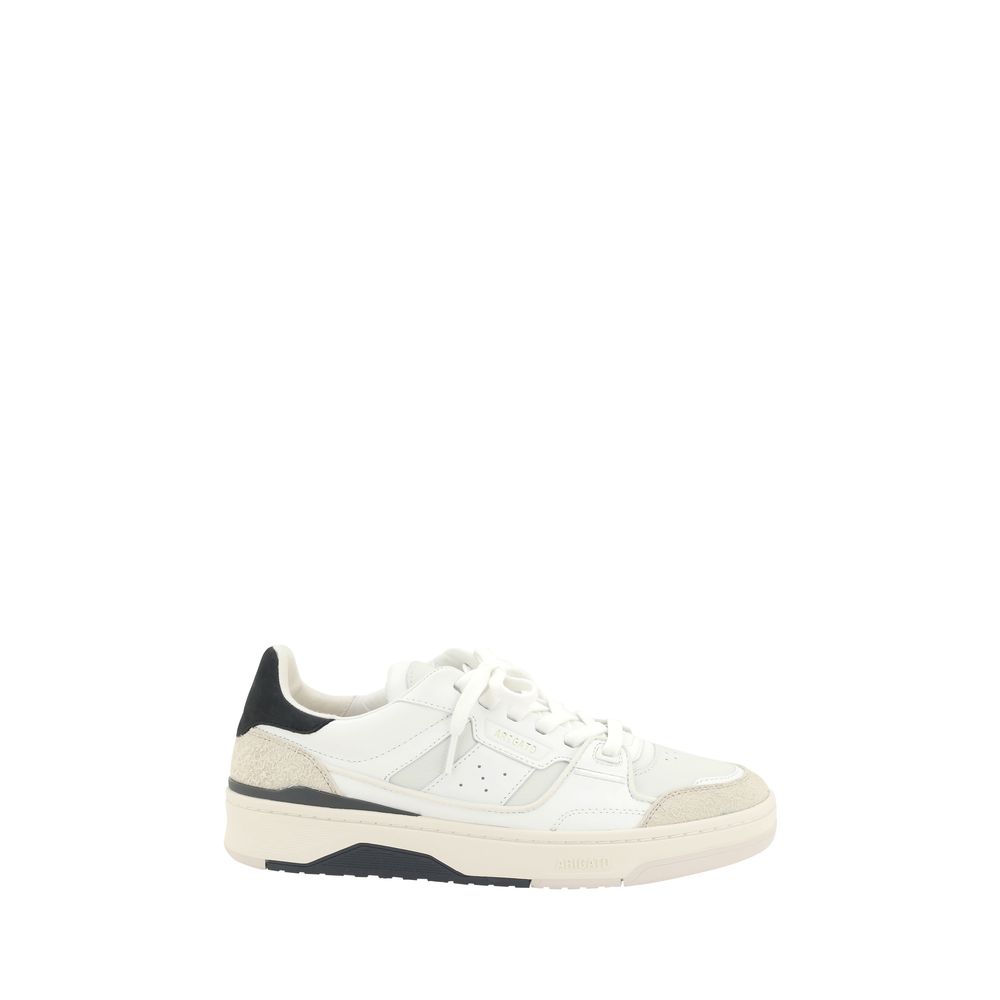 Athletic Sneakers by Axel Arigato for men in bos taurus calf suede leather white & signature features an exquisite silhouette, showcasing the premium athletic style of the Men's Athletic Bos Taurus Calf Suede Leather Sneakers with an exquisite finish.