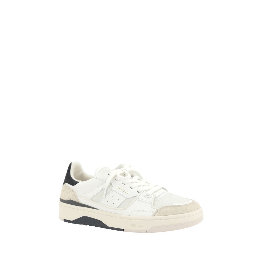 Athletic Sneakers by Axel Arigato for men in bos taurus calf suede leather white & signature showcases an impeccable silhouette, defined by an impeccable athletic style design that perfectly captures the essence of the Men's Athletic Bos Taurus Calf Suede Leather Sneakers.