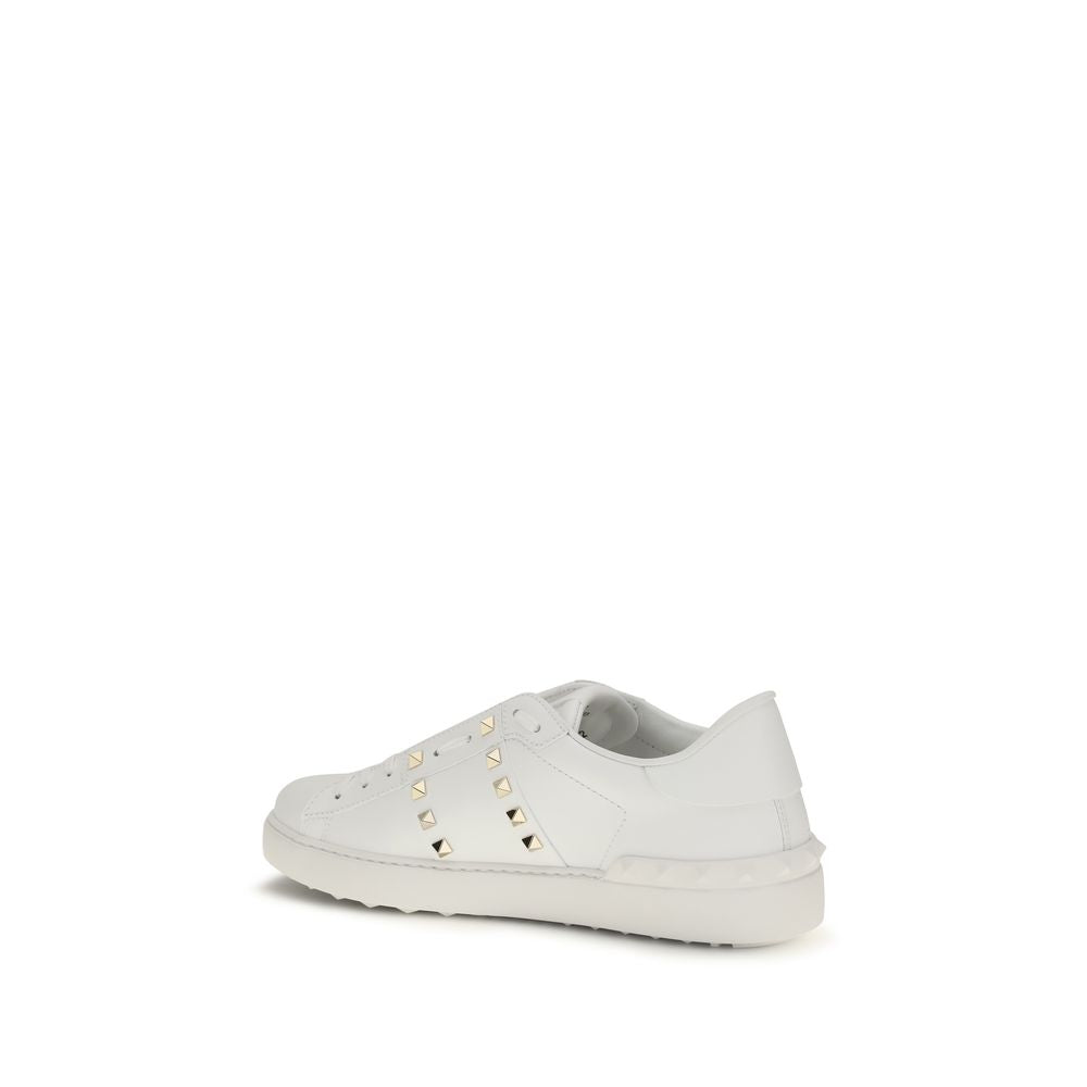 Sneakers by Valentino Garavani for men in bos taurus calfskin leather white presents a on trend silhouette from the Rockstud Men's Fashion Bos Taurus Calfskin Leather Sneakers collection, showcasing a on trend fashion style for an elevated aesthetic.