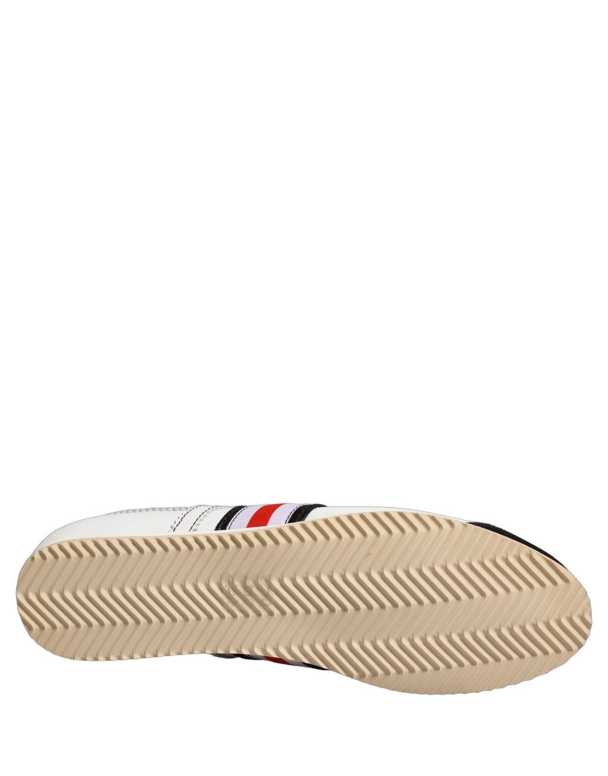 Dolce & Gabbana Women's Low Top Suede Leather Sneakers - Black Red White Striped