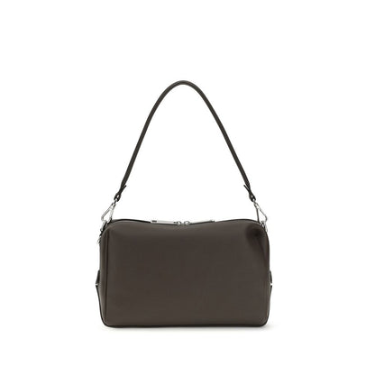 Shoulder Bag by Fendi for men in bos taurus calf leather black, brown, palladium & signature showcases a enviable silhouette, artfully detailed with a secure zipper, organized , and versatile shoulder-strap, handle, adjustable-strap & detachable-strap for a enviable look.