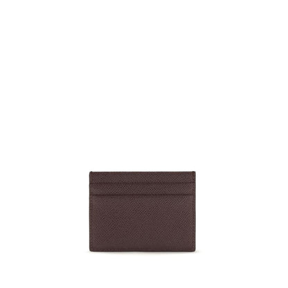 Cardholder Wallet by Dolce & Gabbana for women in bos taurus calf leather black presents a refined silhouette, artfully capturing the essence of the Bos Taurus Calf Leather Cardholder Wallet design with sophisticated card-organization compact-design for a refined look.