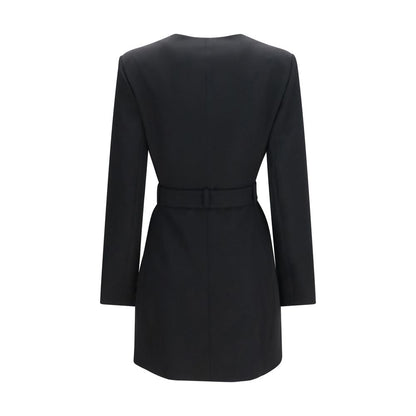 Blazer by Balmain for women in merino wool black & gold features an crisp silhouette with sophisticated and a crisp for a truly crisp finish.