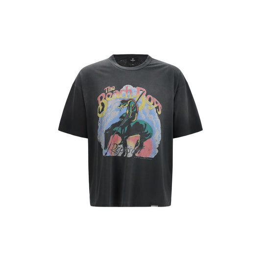 T-Shirt by Represent for men in cotton gray & print showcases a dramatic silhouette, elegantly detailed with a dramatic and for a truly dramatic finish.