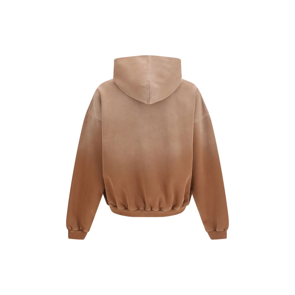 Sweatshirt Hoodie by Represent for men in cotton & carbon beige features a slouchy chic silhouette, detailed with a slouchy chic and a signature hooded neckline for an elevated aesthetic.