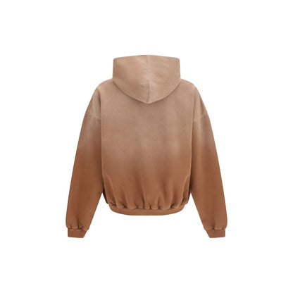 Sweatshirt Hoodie by Represent for men in cotton & carbon beige features a slouchy chic silhouette, detailed with a slouchy chic and a signature hooded neckline for an elevated aesthetic.