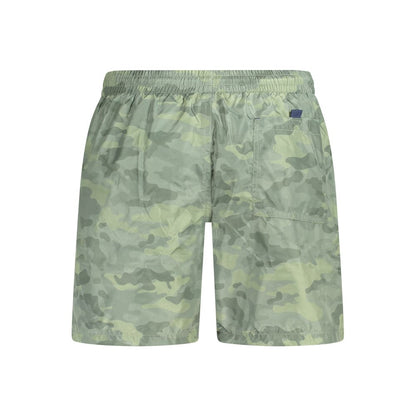 Shorts by Norway 1963 for men in polyester green features an modern and modern short with a to create a sophisticated, modern silhouette for the modern wardrobe.