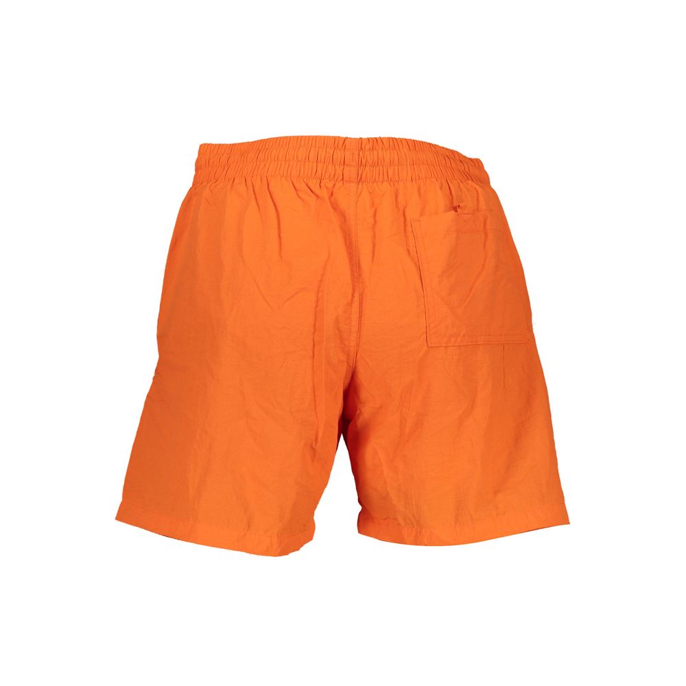 Swim Shorts by Norway 1963 for men in polyamide orange & signature presents a beach chic silhouette from the Men's Polyamide Swim Shorts collection, showcasing a beach chic cut for a refined poolside look.