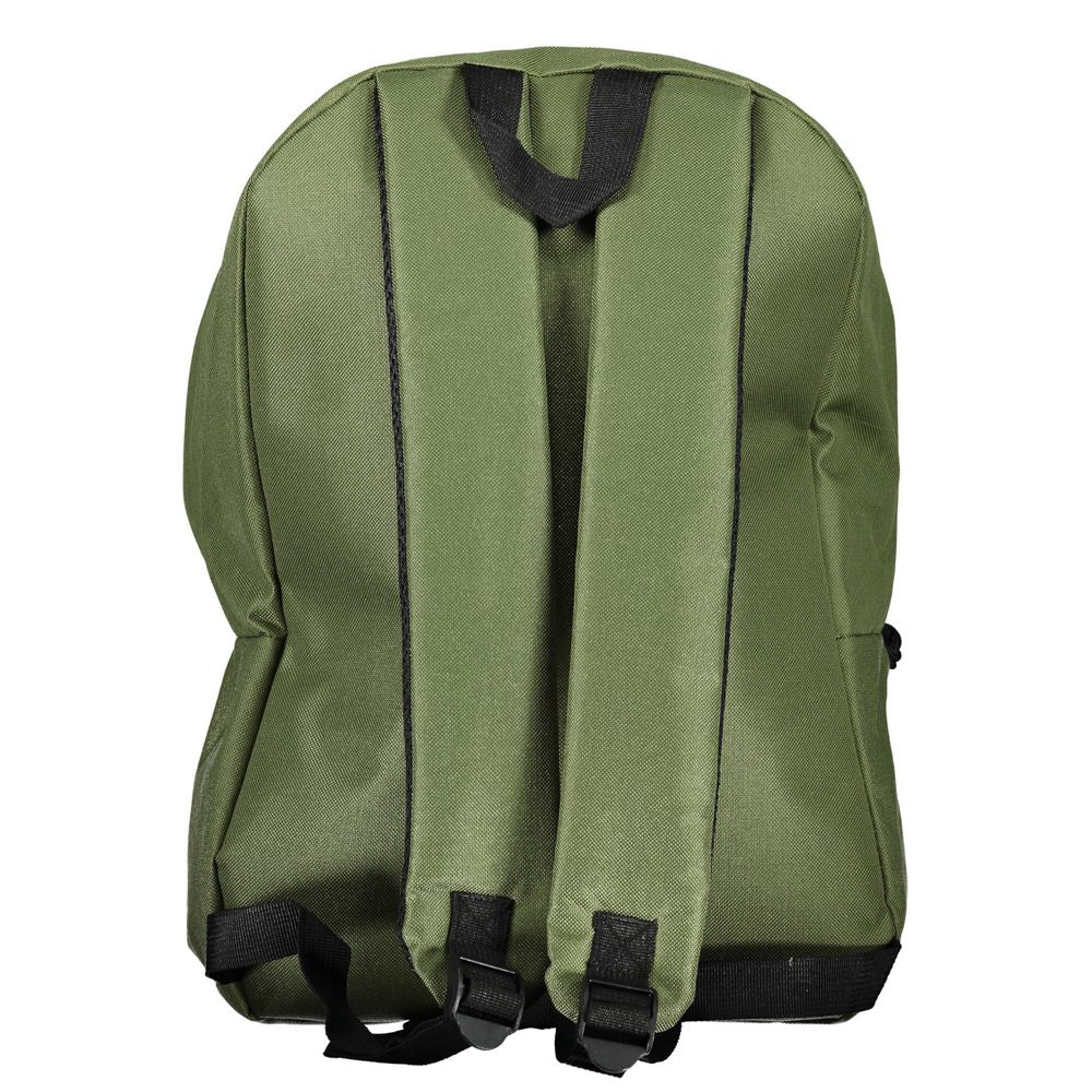 Backpack by Norway 1963 for men in polyester green & signature features an stately silhouette from the Polyester Backpack range, with a secure zipper, ample external-pockets, and versatile handle, backpack-strap & adjustable-strap.