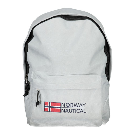 Backpack by Norway 1963 for men in polyester gray & signature presents a stately Polyester Backpack design, showcasing a secure zipper with ample external-pockets and versatile handle, backpack-strap & adjustable-strap for a stately finish.