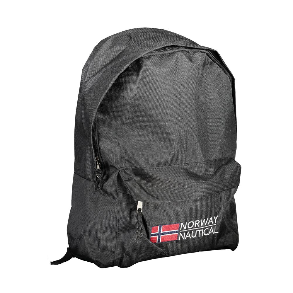 Backpack by Norway 1963 for men in polyester black features a architectural Polyester Backpack design with a secure zipper, ample , and versatile handle, backpack-strap & adjustable-strap for a architectural finish.