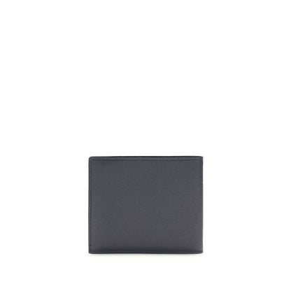 Cardholder Wallet by Ferragamo for men in bos taurus calfskin leather blue, signature & monogram presents a architectural silhouette from the Gancini Bos Taurus Calfskin Leather Cardholder Wallet collection, showcasing architectural card-organization bifold billfold for a architectural finish.