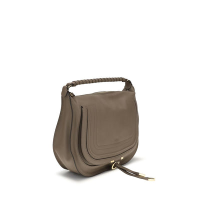 Large Shoulder Flap Bag by Chloé for women in bos taurus calfskin leather beige & signature features a effortless sophistication silhouette, secured by a flap & zipper with ample external-pockets and versatile shoulder-strap for a effortless sophistication finish.
