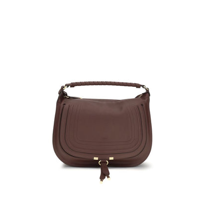 Large Shoulder Flap Bag by Chloé for women in bos taurus calfskin leather brown features a effortless sophistication silhouette, secured by a flap & zipper with ample external-pockets and versatile shoulder-strap for a effortless sophistication finish.