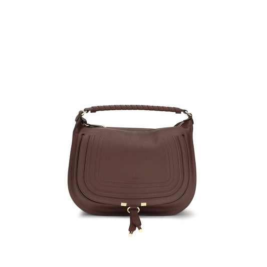 Large Shoulder Flap Bag by Chloé for women in bos taurus calfskin leather brown features a effortless sophistication silhouette, secured by a flap & zipper with ample external-pockets and versatile shoulder-strap for a effortless sophistication finish.